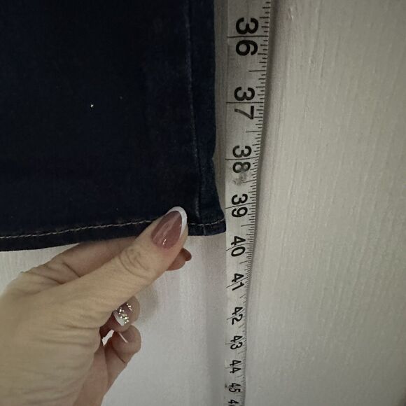 ROCK & REPUBLIC Berlin Jeans Dark Wash Pockets 30x29 Size 10 Skinny - Picture 9 of 12